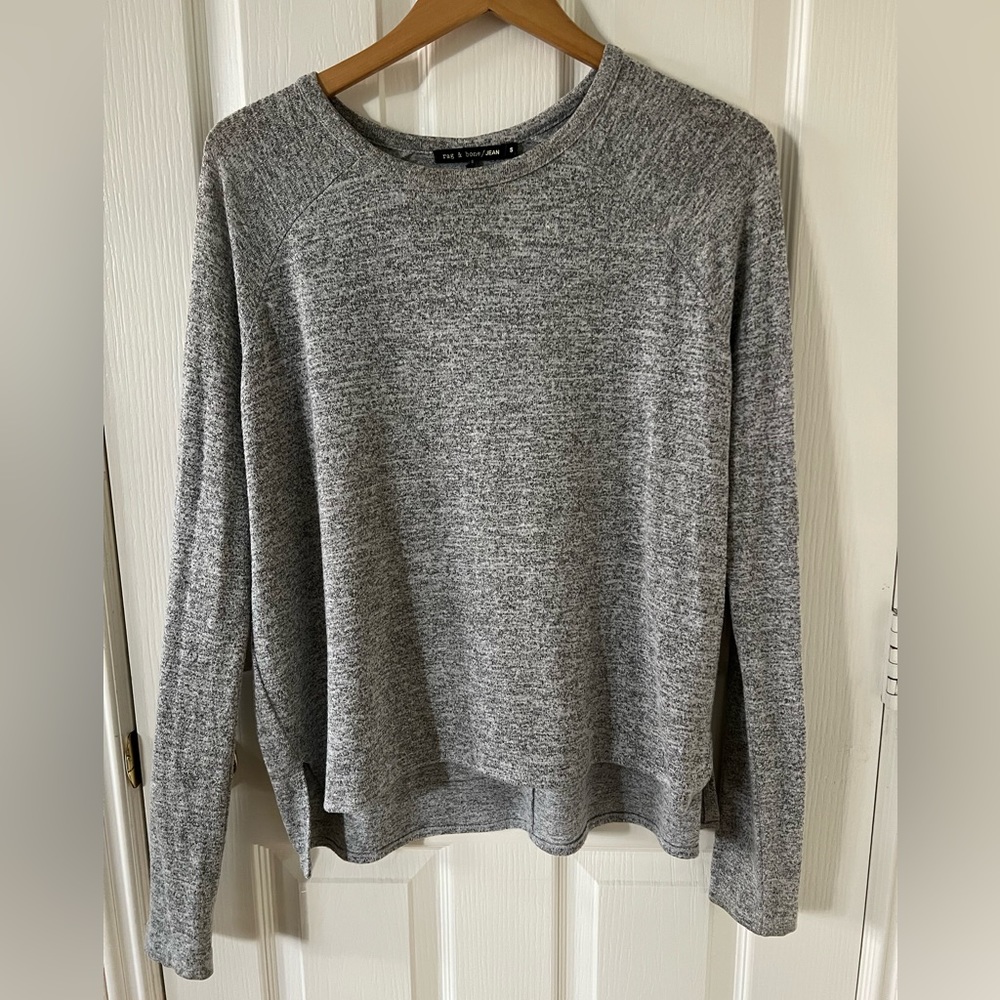 Rag & bone 🐨 grey long sleeve t-shirt, size: S